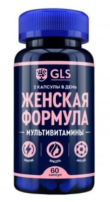 Купить gls (глс) женская формула мультивитамины, капсулы массой 430мг, 60шт бад в Кстово