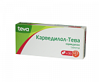 Купить карведилол-тева, таблетки 12,5мг, 30 шт в Кстово