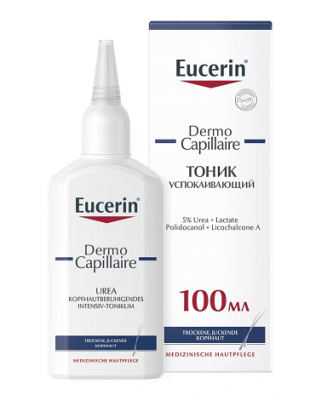 Купить eucerin dermo capillaire (эуцерин) тоник для кожи головы успокаивающий 100 мл в Кстово