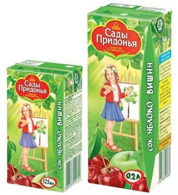 Купить сады придонья сок, ябл/виш 125мл (сады придонья апк, россия) в Кстово