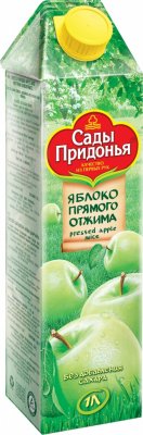 Купить сады придонья сок, ябл. 100% 1л (сады придонья апк, россия) в Кстово