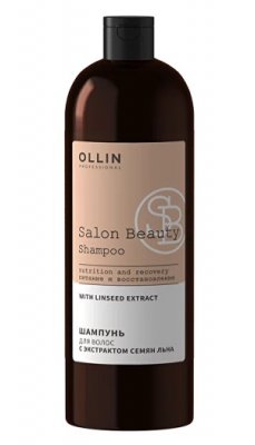 Купить ollin prof salon beauty (оллин) шампунь для волос с экстрактом семян льна, 1000 мл в Кстово