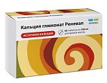 Купить кальция глюконат реневал, таблетки 500мг, 60 шт в Кстово