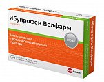 Купить ибупрофен велфарм, таблетки, покрытые пленочной оболочкой 200мг, 30шт в Кстово