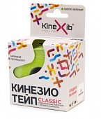 Купить бинт кинезио-тейп kinexib классик адгезивный восстанавливающий светло-зеленый 5х5см в Кстово