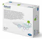 Купить silicone plus zetuvit (цетувит) повязка суперабсорбирующая с контактным слоем из силикона 20смх20см, 10 шт в Кстово
