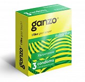 Купить ganzo (ганзо) презервативы ультра твин 3шт в Кстово