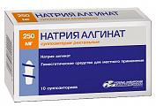 Купить натрия алгинат, суппозитории ректальные 250мг, 10 шт в Кстово