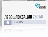 Купить левофлоксацин, таблетки, покрытые пленочной оболочкой 250мг, 10 шт в Кстово