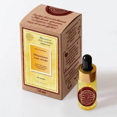 Купить patricem (патрисем) масло-концентрат для нанесения парфюма для женщин tаste of gold, 10мл  в Кстово
