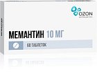 Купить мемантин, таблетки, покрытые пленочной оболочкой 10мг, 60 шт в Кстово