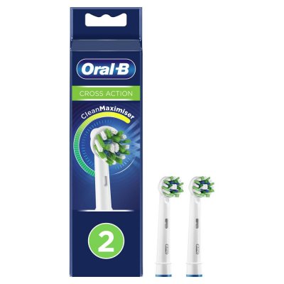 Купить oral-b (орал-би) насадка для электрической зубной щетки crossaction eb50rb, 2 шт в Кстово