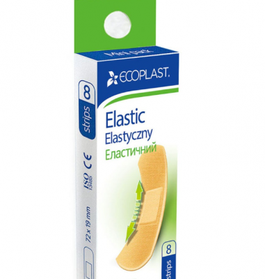 Купить ecoplast elastic mini набор тканевых пластырей 72 х 19мм, 8 шт в Кстово