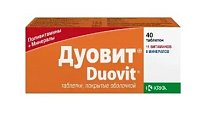 Купить дуовит, таблетки покрытые оболочкой, 40 шт в Кстово