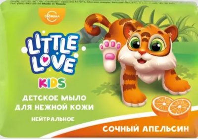 Купить little love (литтл лав) мыло для нежной кожи детское сочный апельсин 90 гр в Кстово