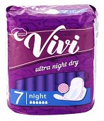 Купить vivi (виви) прокладки ночные ultra dry, 7 шт в Кстово