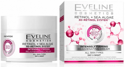 Купить eveline (эвелин) крем-интенсивный лифтинг омоложивающий ретинол и водоросли 50мл в Кстово