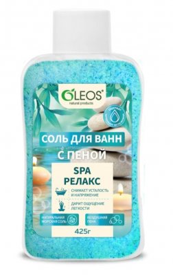 Купить олеос соль для ванн с пеной "spa релакс" 425г в Кстово