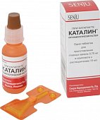 Купить каталин, таблетки для приготовления глазных капель 0,75мг, 1 шт в комплекте с растворителем в Кстово
