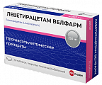 Купить леветирацетам велфарм, таблетки покрытые пленочной оболочкой 250 мг, 30 шт в Кстово