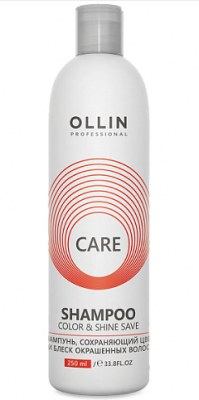 Купить ollin prof care (оллин) шампунь для окрашенных волос сохранение цвета и блеска, 250мл в Кстово