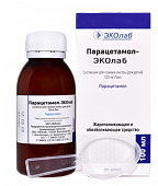 Купить парацетамол-эколаб, суспензия для приема внутрь [для детей], 120 мг/5 мл, 100 мл в Кстово