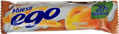 Купить мюсли эго батончик, абрикос в йогурте 25г (l.d.с. lolly s.r.o., словения) в Кстово