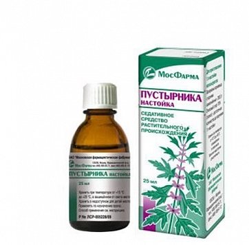 Пустырник настойка, флакон 25мл