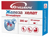 Купить железа хелат югмедфарм, капсулы 30шт бад в Кстово