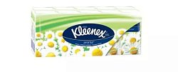 Купить kleenex (клинекс) платки носовые бумажные с ароматом ромашки 10х10 шт в Кстово