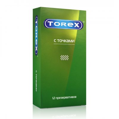 Купить презервативы торекс с точками, №12 (кит ооо, россия) в Кстово