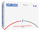 Купить небиволол, таблетки 5мг 56шт в Кстово