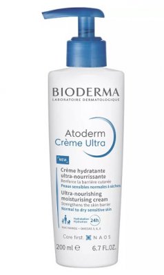 Купить bioderma atoderm (биодерма) крем для лица и тела ультра с помпой, 200мл в Кстово