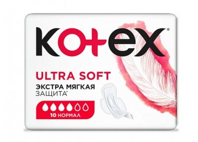 Купить kotex ultra soft (котекс) прокладки нормал 10шт в Кстово