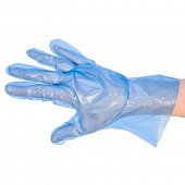 Купить перчатки албенс хозяйственно-бытовые для косметических процедур голубые универсальные одноразовые, 100 шт в Кстово