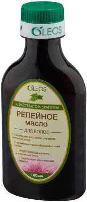 Купить oleos (олеос) масло репейное с экстрактом крапивы 100мл в Кстово