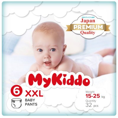 Купить mykiddo premium (майкиддо) подгузники-трусики для детей 15-22кг, 32 шт размер ххl в Кстово