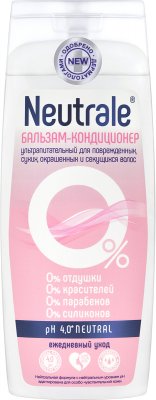 Купить neutrale (нейтрал) бальзам-кондиционер ультрапитальный для поврежденных, сухих, окрашенных и секущихся волос 250мл в Кстово