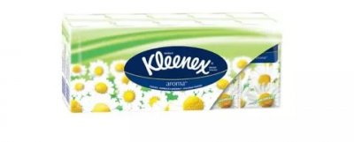 Купить kleenex (клинекс) платки носовые бумажные с ароматом ромашки 10х10 шт в Кстово