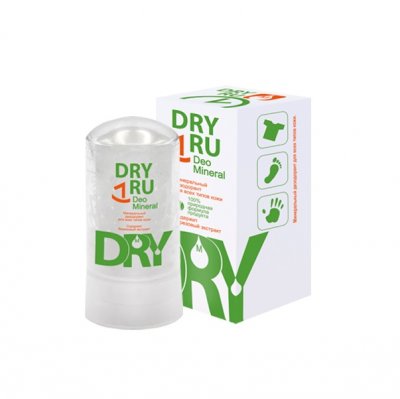 Купить драй ру (dry ru) минерал дезодорант для всех типов кожи 60 г в Кстово