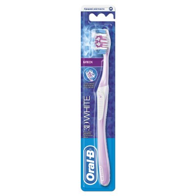 Купить oral-b (орал-би) зубная щетка 3d white блеск, 1 шт в Кстово
