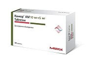Купить конкор ам, таблетки 10мг+5мг, 30 шт в Кстово
