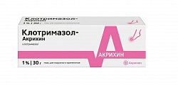 Купить клотримазол-акрихин, мазь для наружного применения 1%, 30 г в Кстово