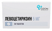 Купить левоцетиризин, таблетки, покрытые пленочной оболочкой 5мг, 30 шт от аллергии в Кстово