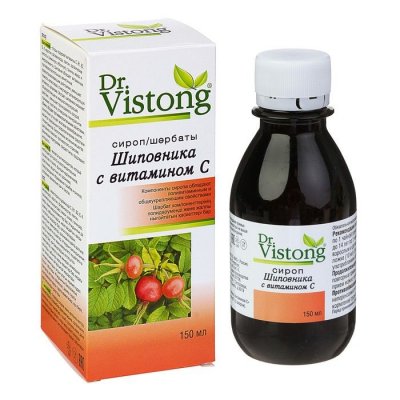Купить dr. vistong (доктор вистонг) сироп шиповника с витамином с, 150мл в Кстово