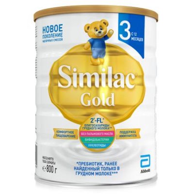Купить симилак (similac) 3 gold смесь детское молочко 12+, 800г в Кстово