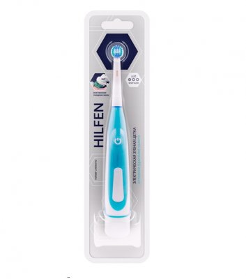 Купить хилфен (hilfen) электрическая зубная щетка мягкая голубая артикул r2021 в Кстово
