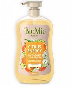 Купить biomio (биомио) гель для душа натуральный с эфирным маслом апельсина и бергамота, 650мл в Кстово
