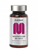 Купить elemax magnesium b6 max (элемакс магнезиум в6 макс) таблетки, 60 шт бад в Кстово