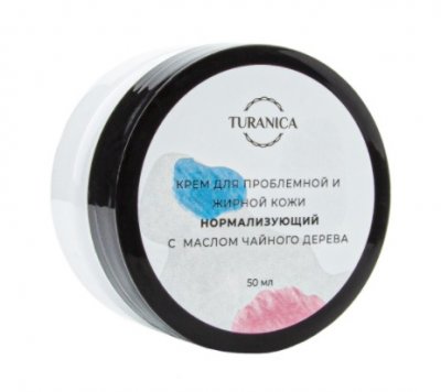 Купить turanica (тураника) крем для проблемной жирной кожи нормализующий с маслом чайного дерева, 50мл в Кстово